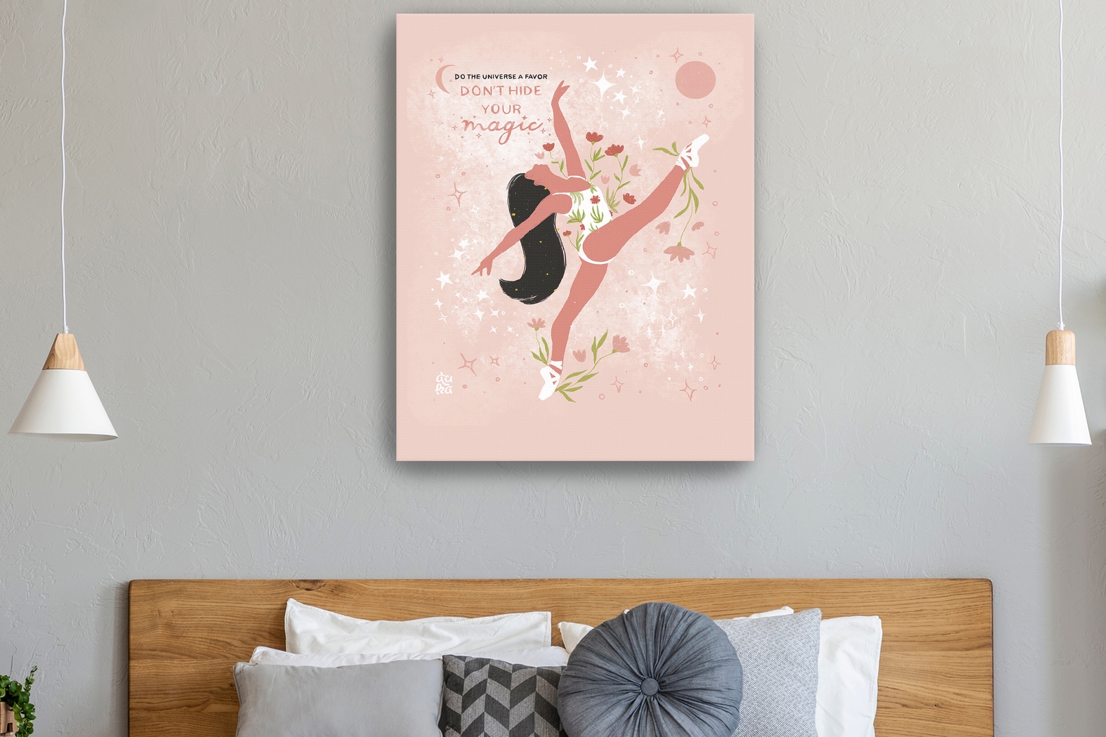 Kids Don't Hide Your Magic I Pink Artwork - Thumbnail - Image 2