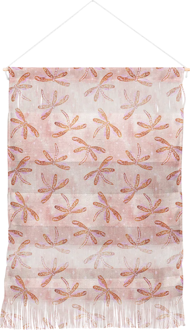 Kids Dragonfly Party Pink Wall Decor - Thumbnail - Image 1