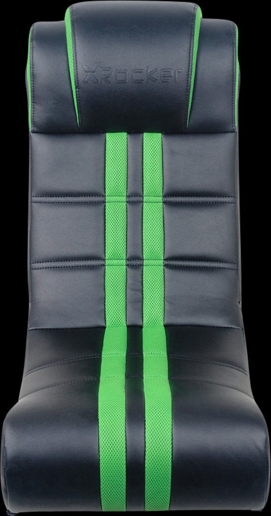 Kids Drako Black/Green Gaming Rocker - Thumbnail - Image 4