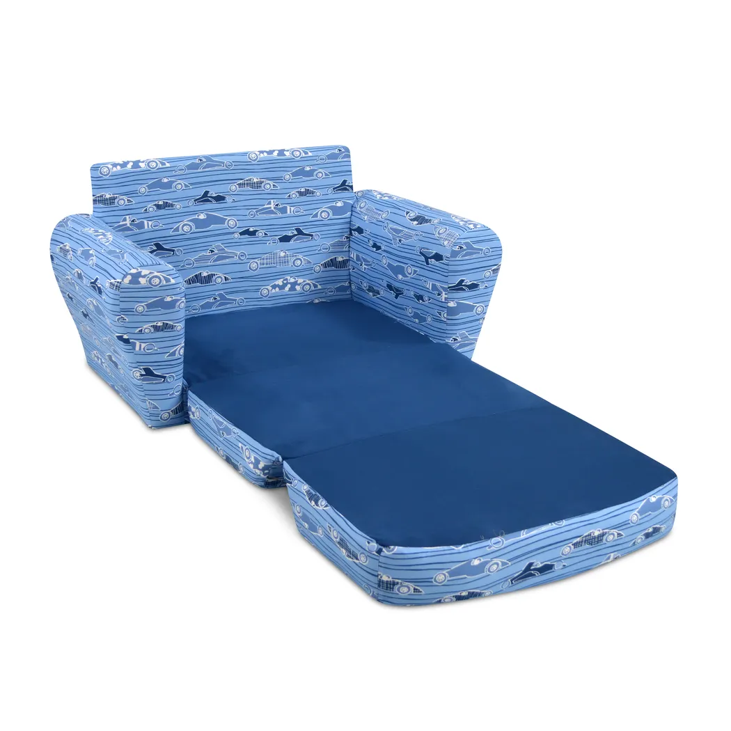 Kids Dream Burrow Blue Sleeper Chair - Thumbnail - Image 2