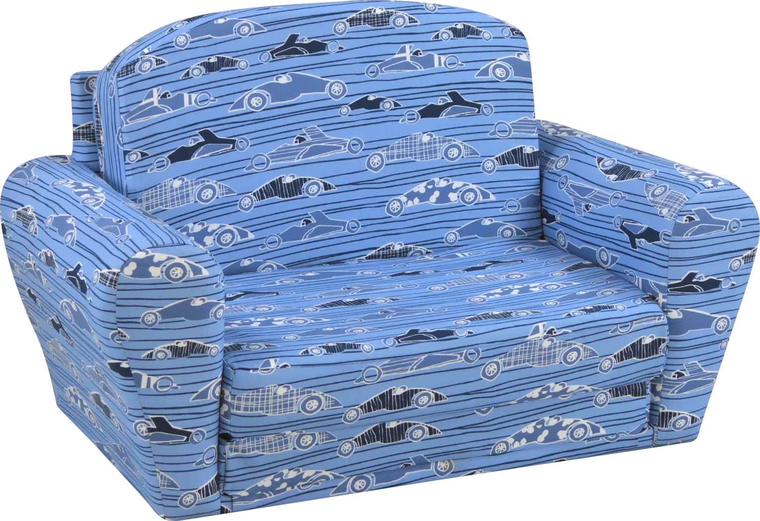 Kids Dream Burrow Blue Sleeper Chair - Thumbnail - Image 1