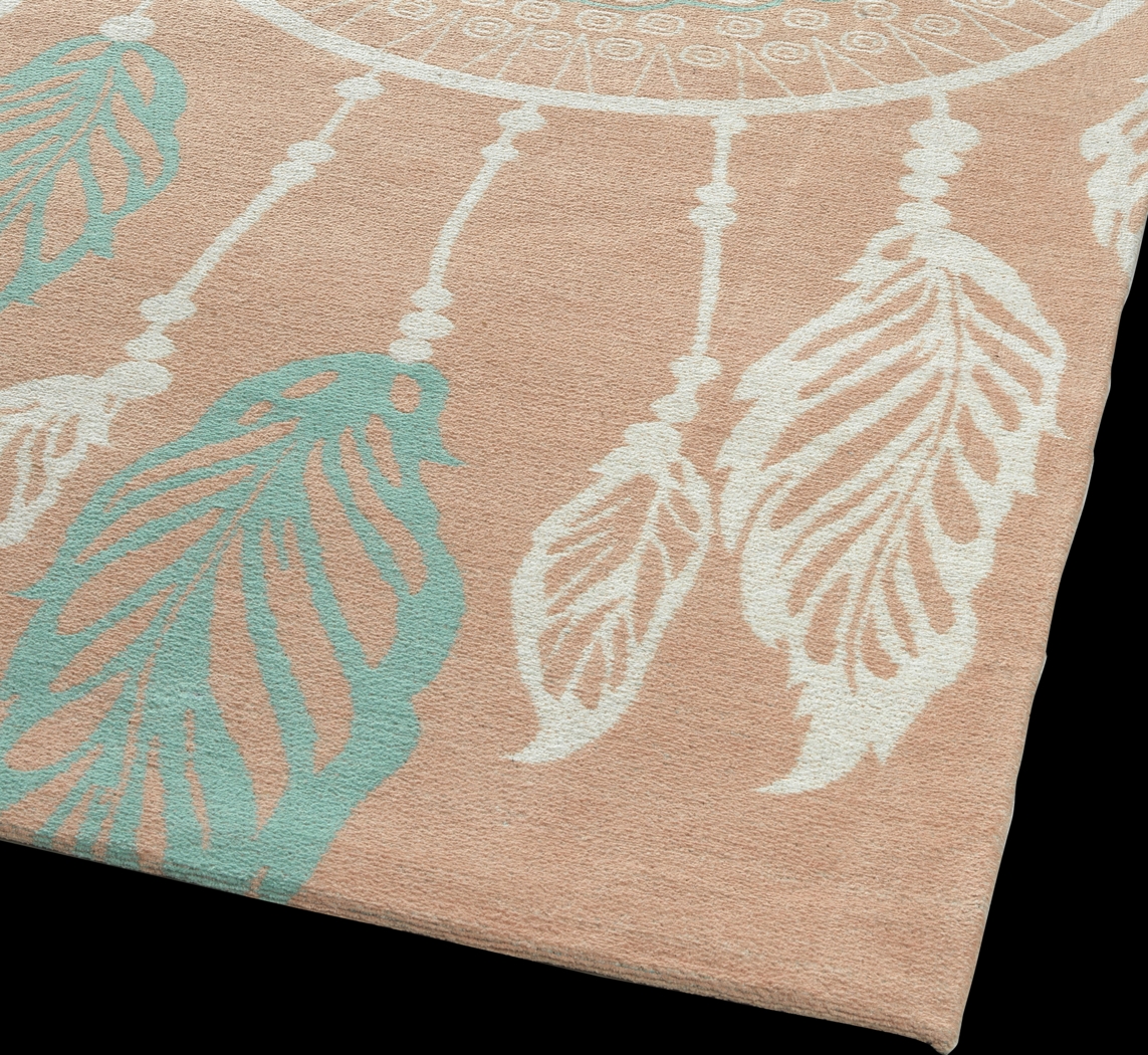 Kids Dream Catcher Orange 7' x 9' Rug - Thumbnail - Image 3