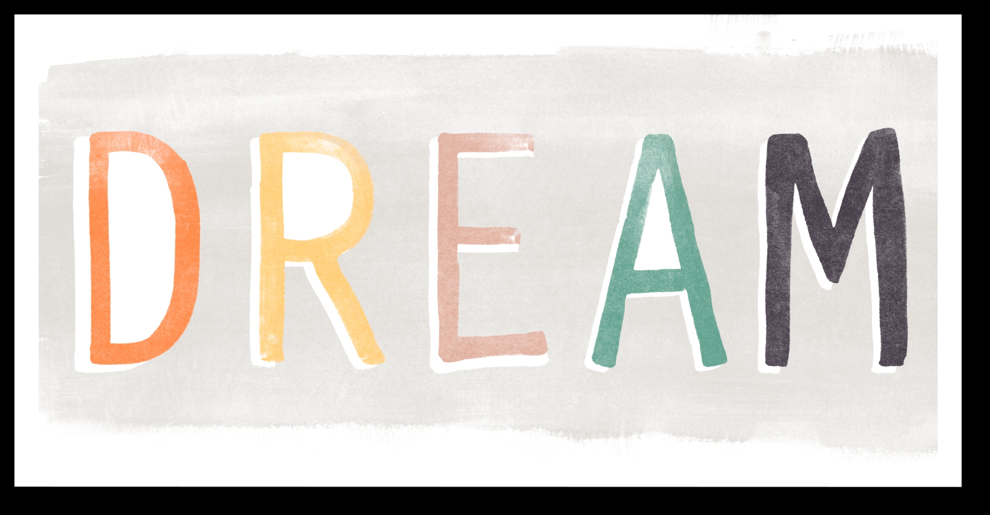 Kids Dream Plate Ivory Artwork - Thumbnail - Image 1