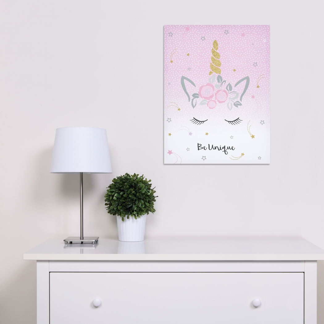 Kids Dreaming Unicorn Pink Artwork - Thumbnail - Image 2