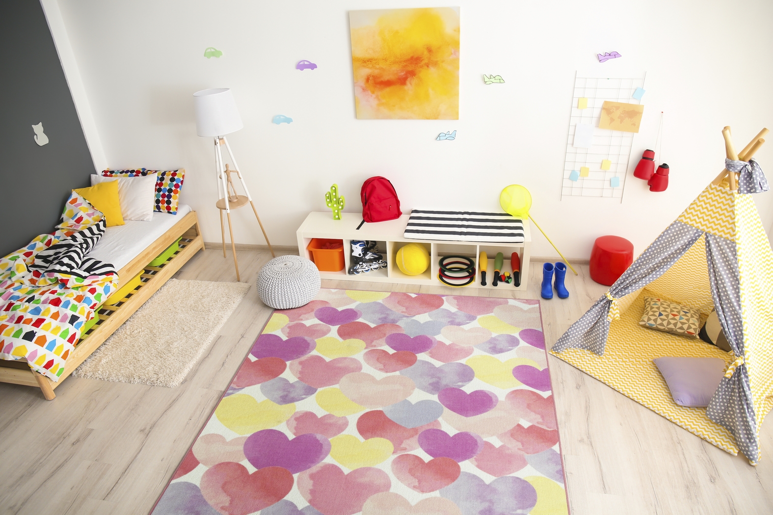 Kids Dreamy Heartland Pink 5' x 7' Rug - Thumbnail - Image 2