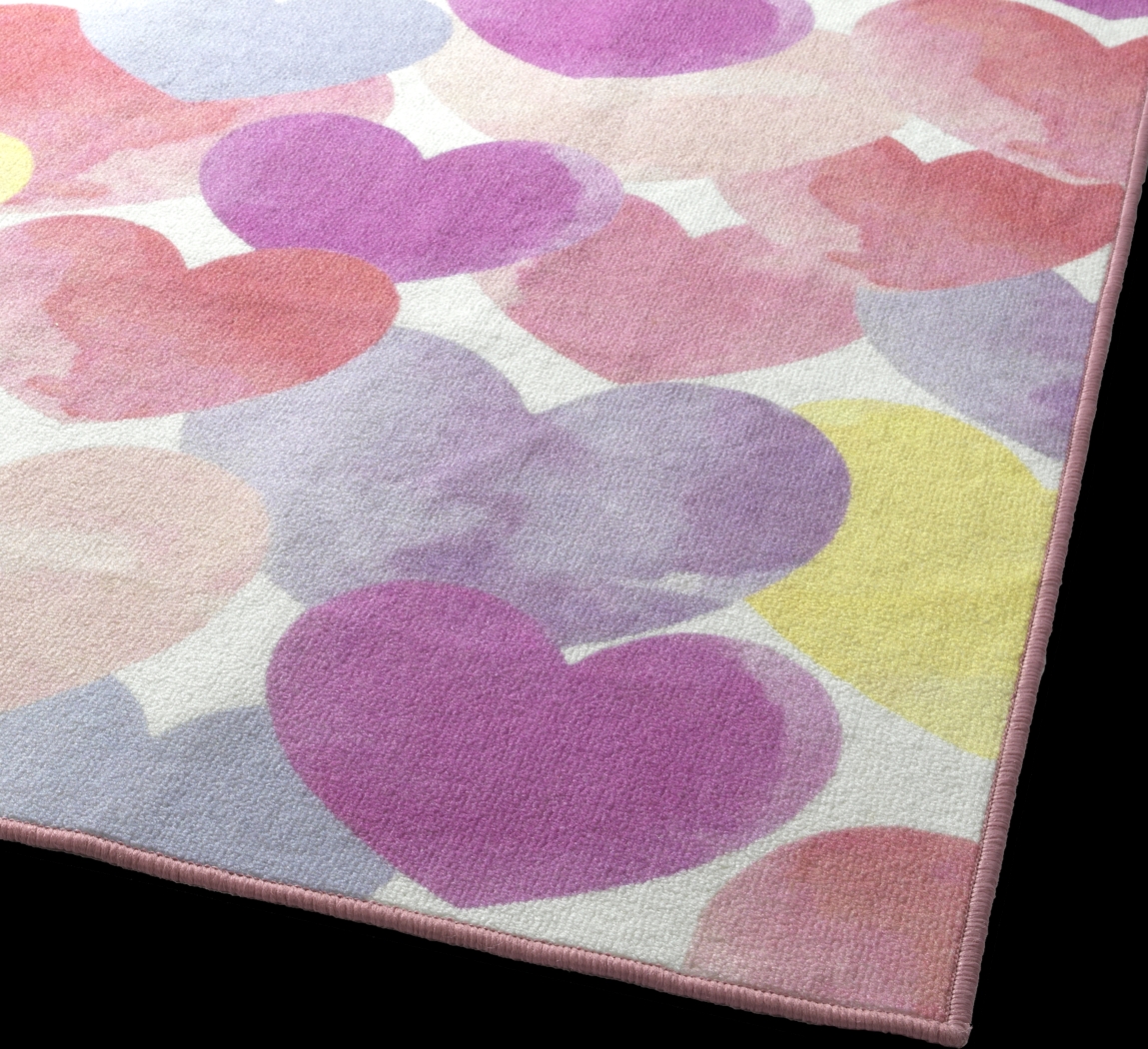 Kids Dreamy Heartland Pink 5' x 7' Rug - Thumbnail - Image 3