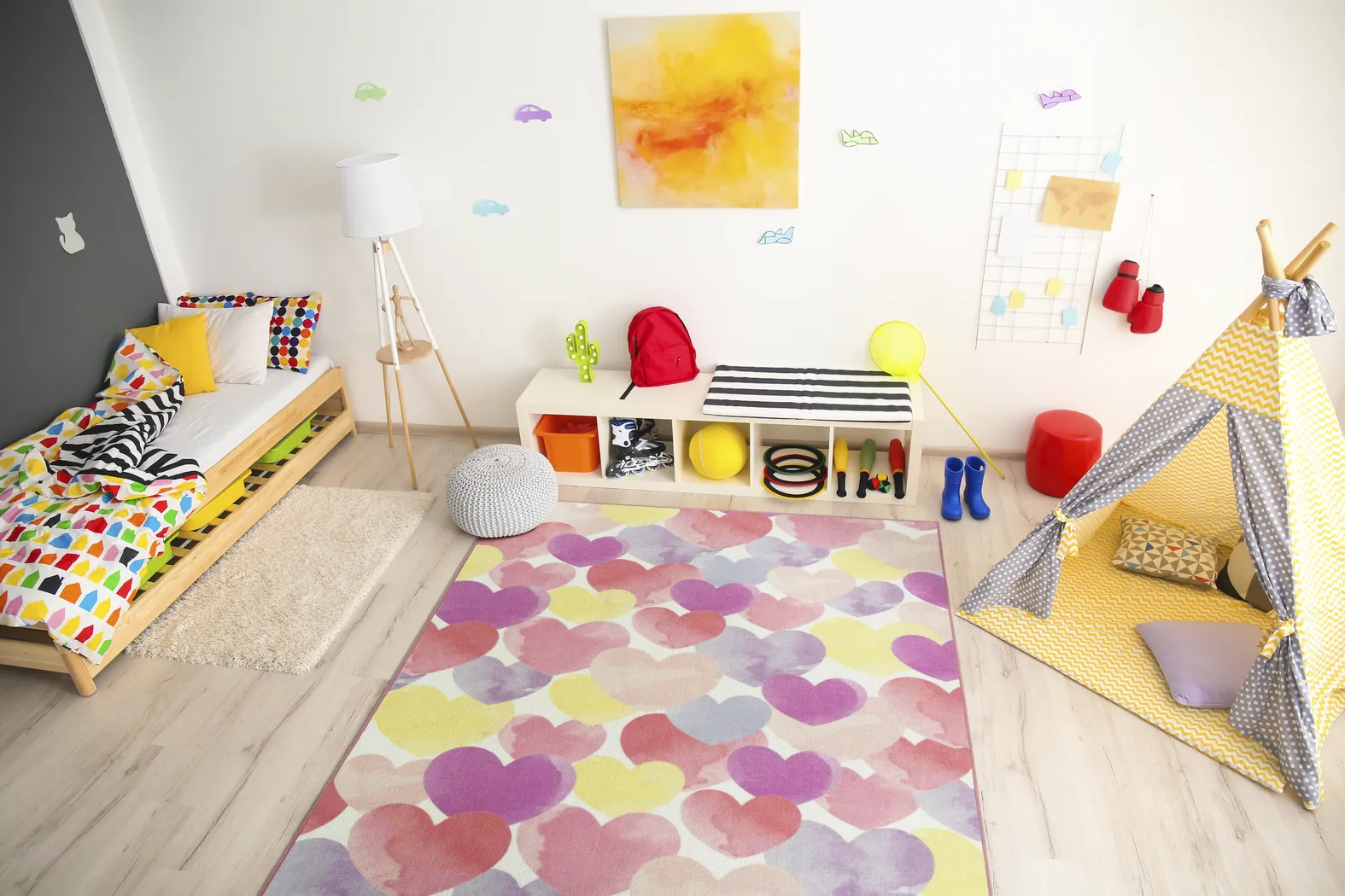 Kids Dreamy Heartland Pink 7' x 9' Rug - Thumbnail - Image 2