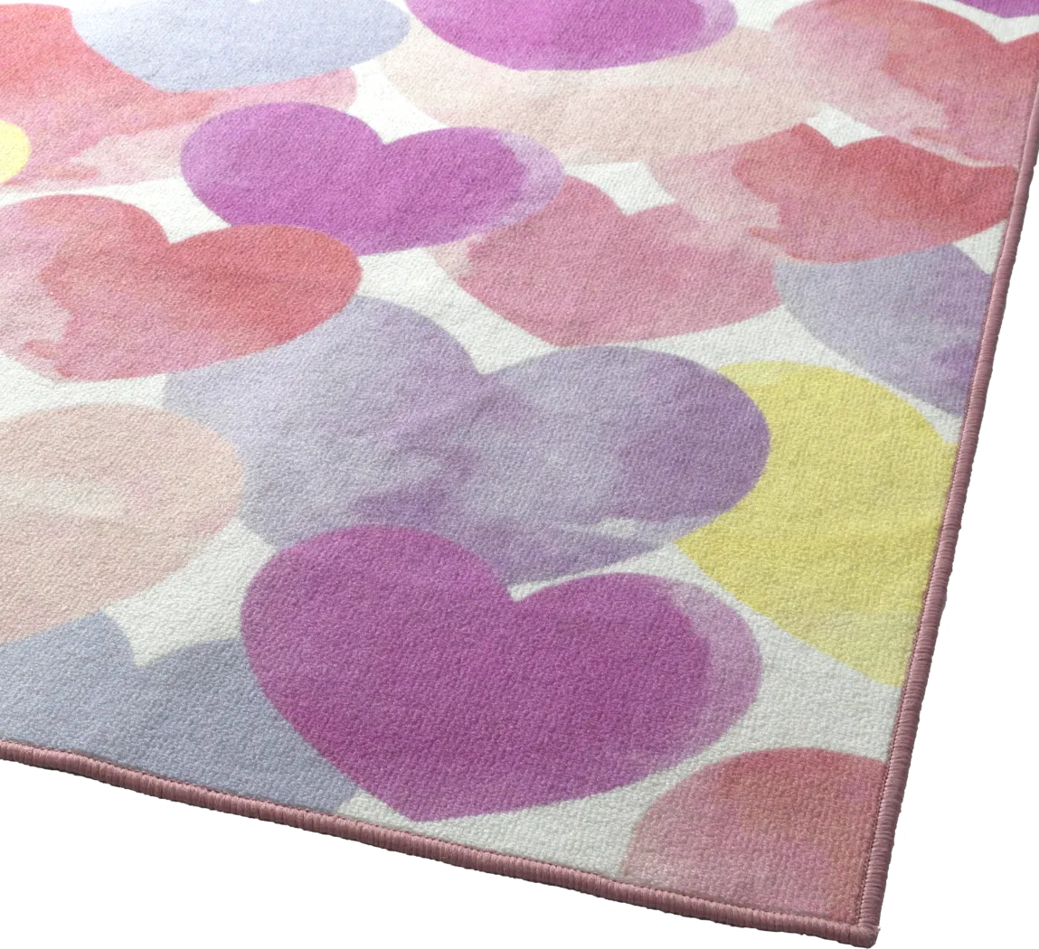 Kids Dreamy Heartland Pink 7' x 9' Rug - Thumbnail - Image 3