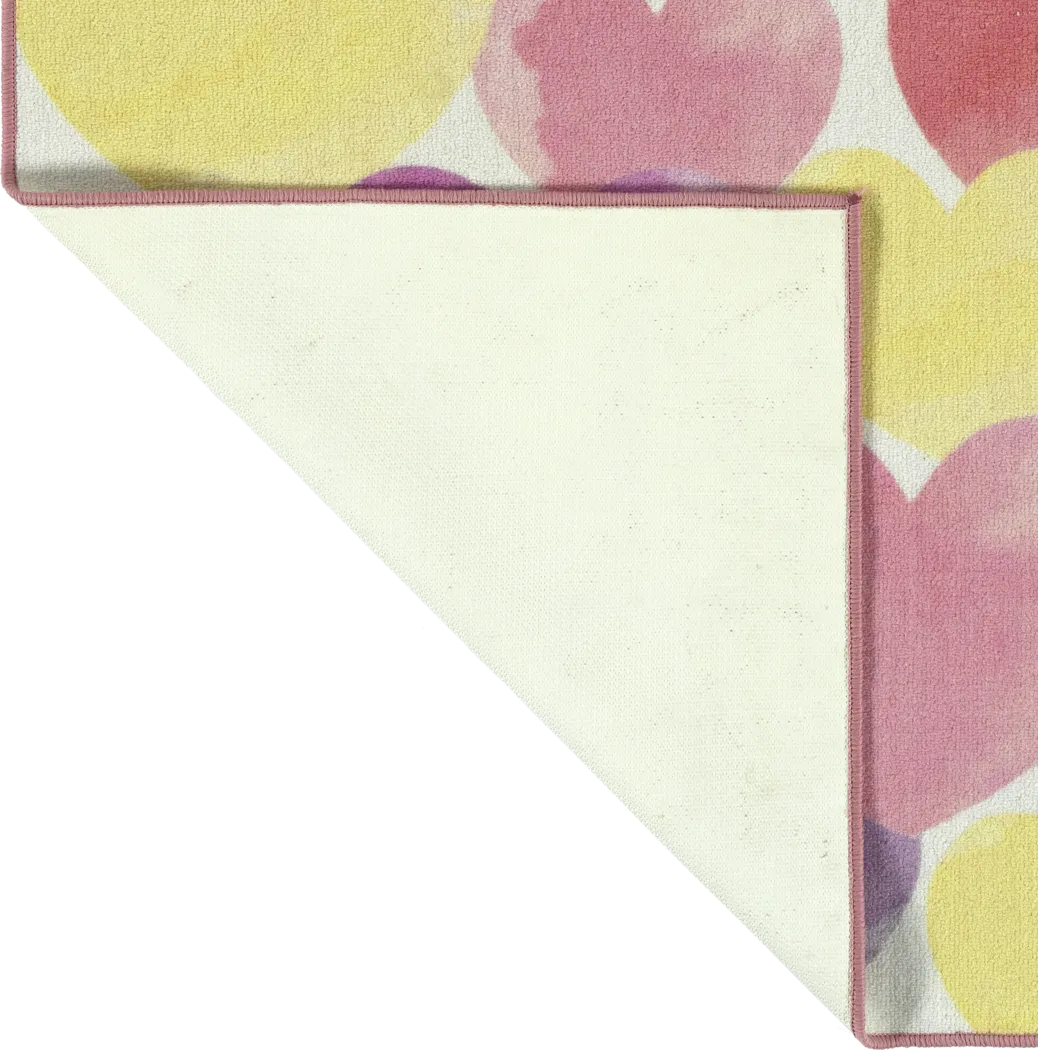 Kids Dreamy Heartland Pink 7' x 9' Rug - Thumbnail - Image 4