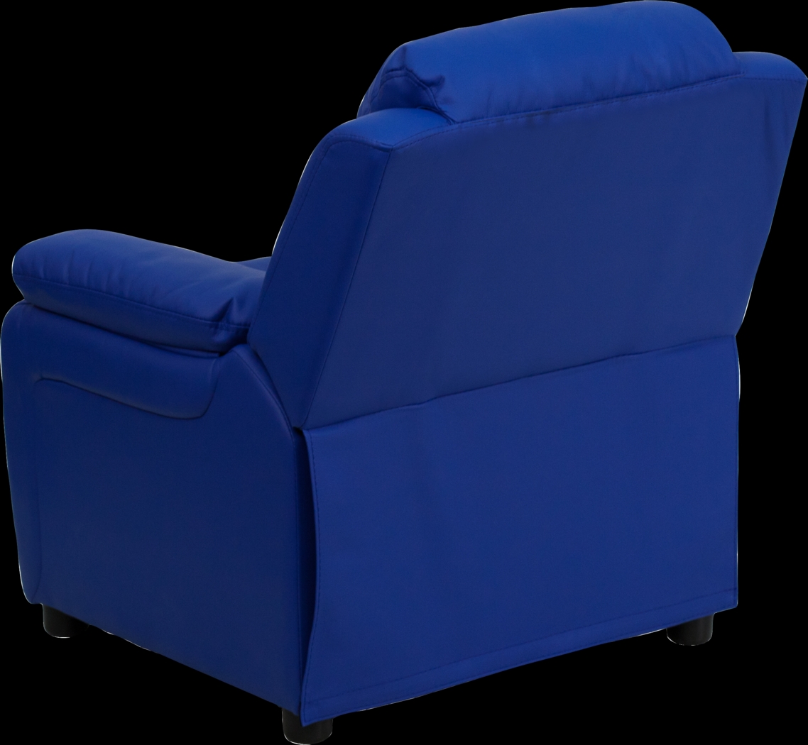 Kids Dreux Blue Recliner - Thumbnail - Image 3