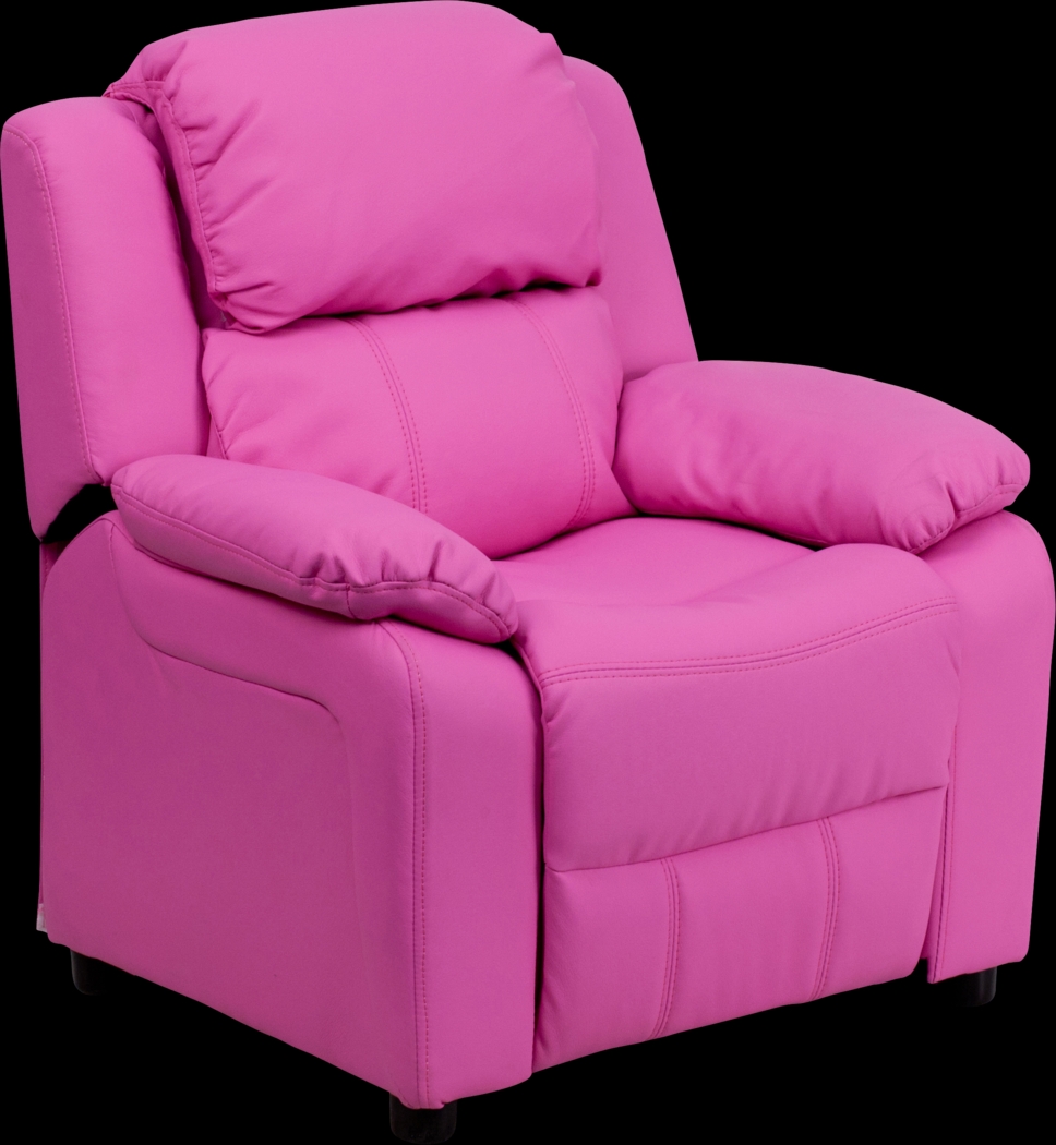 Kids Dreux Pink Recliner - Thumbnail - Image 1