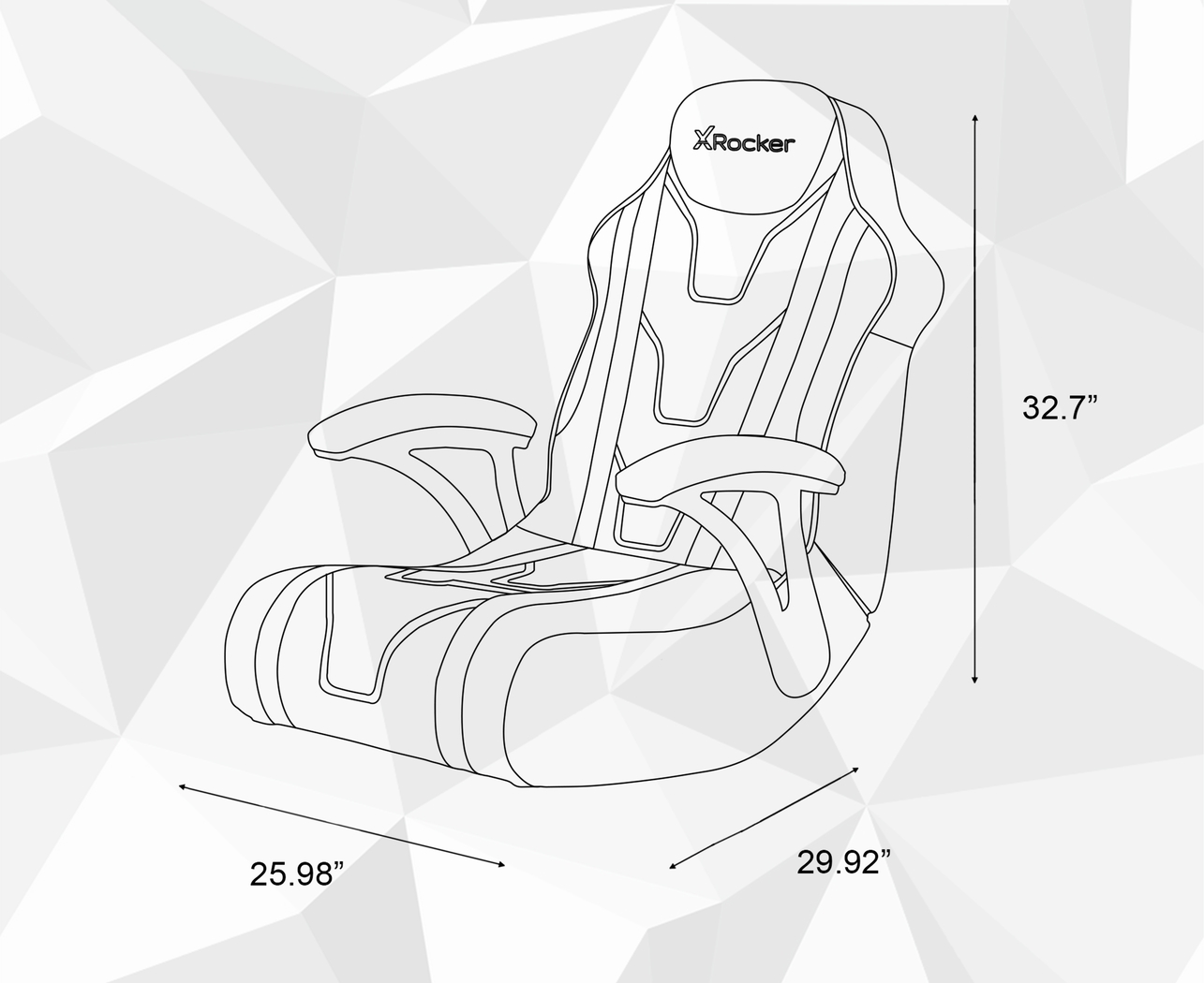 Kids Dunkirk Red Floor Gaming Chair - Thumbnail - Image 9