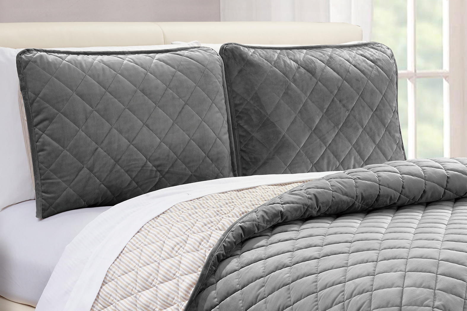 Kids Earthy Tones Gray 2 Pc Twin Comforter Set - Thumbnail - Image 2