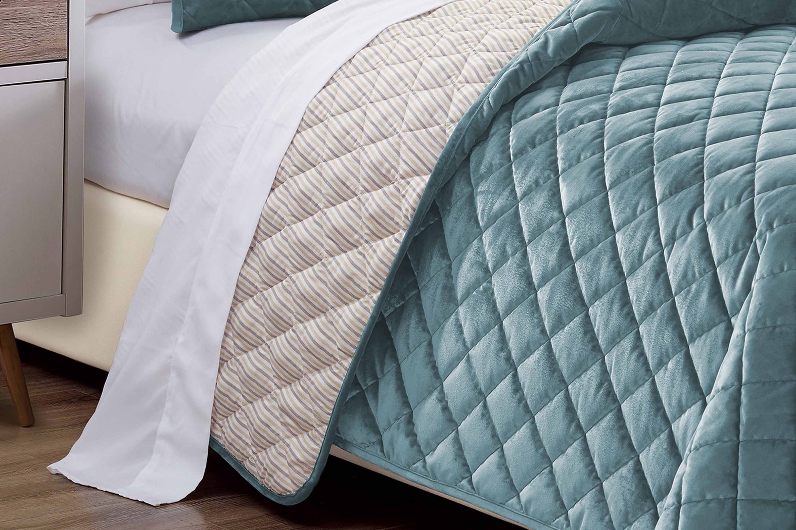 Kids Earthy Tones Teal 2 Pc Twin Comforter Set - Thumbnail - Image 3
