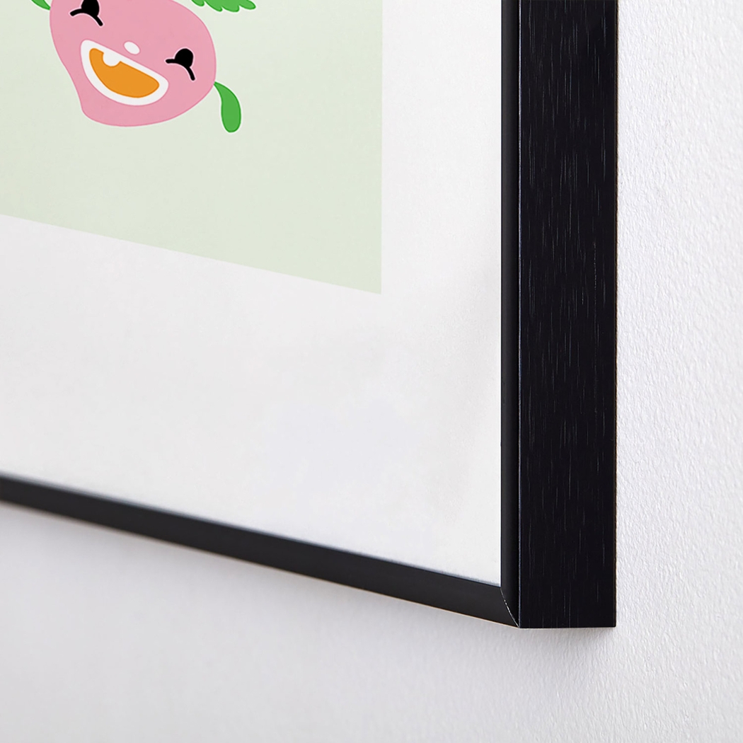 Kids Eat Your Fruits And Veggies Green Metal Print - Thumbnail - Image 4