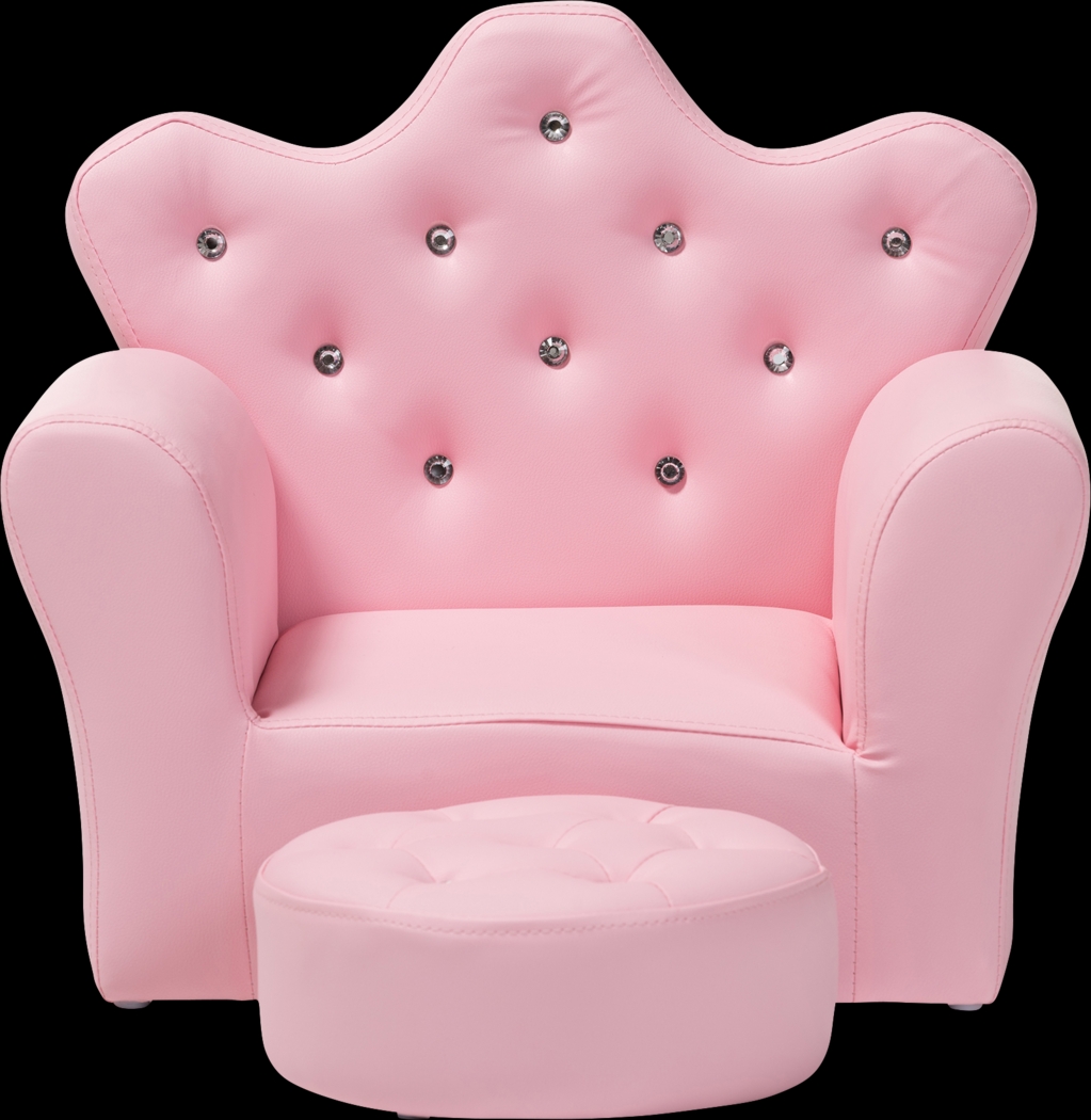 Eblen Pink Toddler Accent Chair - Thumbnail - Image 3