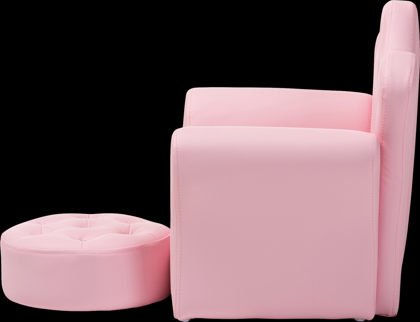 Eblen Pink Toddler Accent Chair - Thumbnail - Image 4