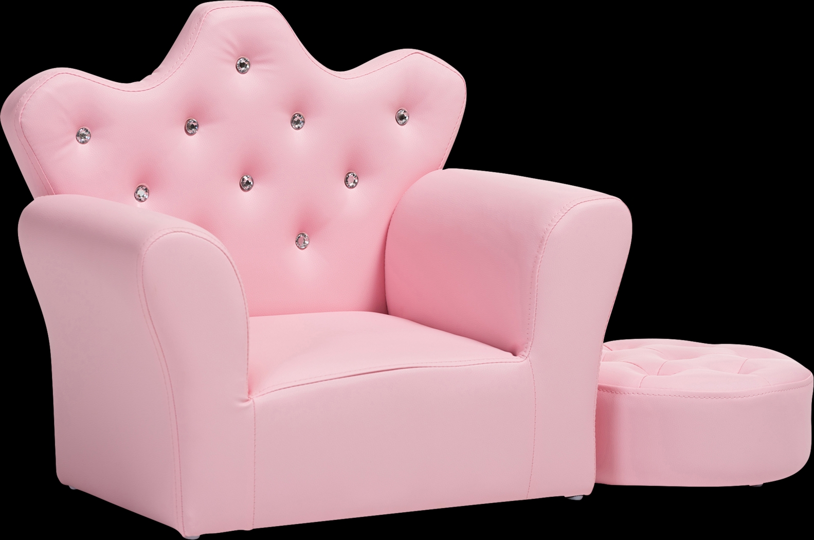Eblen Pink Toddler Accent Chair - Thumbnail - Image 1