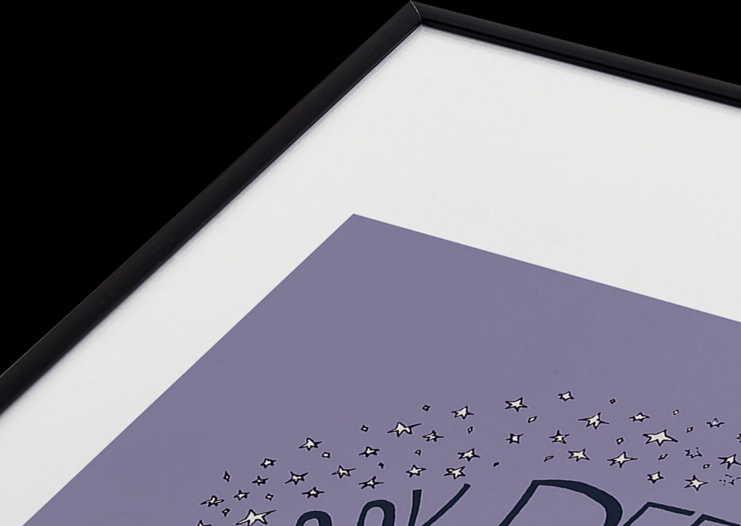 Kids Einstein Nature Blue Metal Framed Print - Thumbnail - Image 3