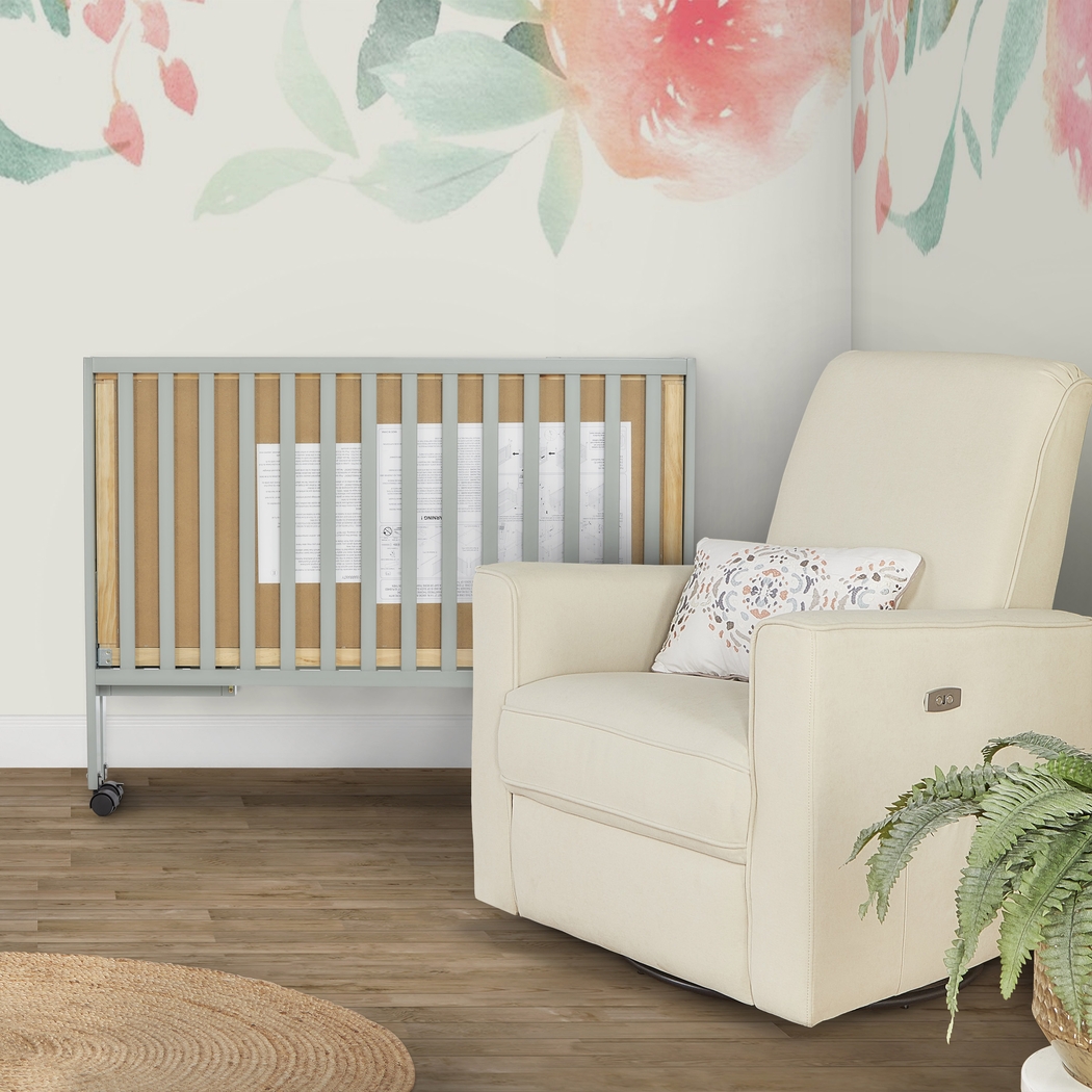 Kids Elaro Gray Crib - Thumbnail - Image 3