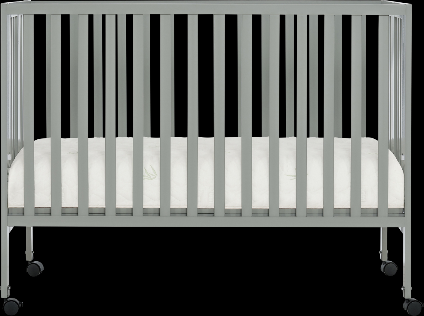 Kids Elaro Gray Crib - Thumbnail - Image 1