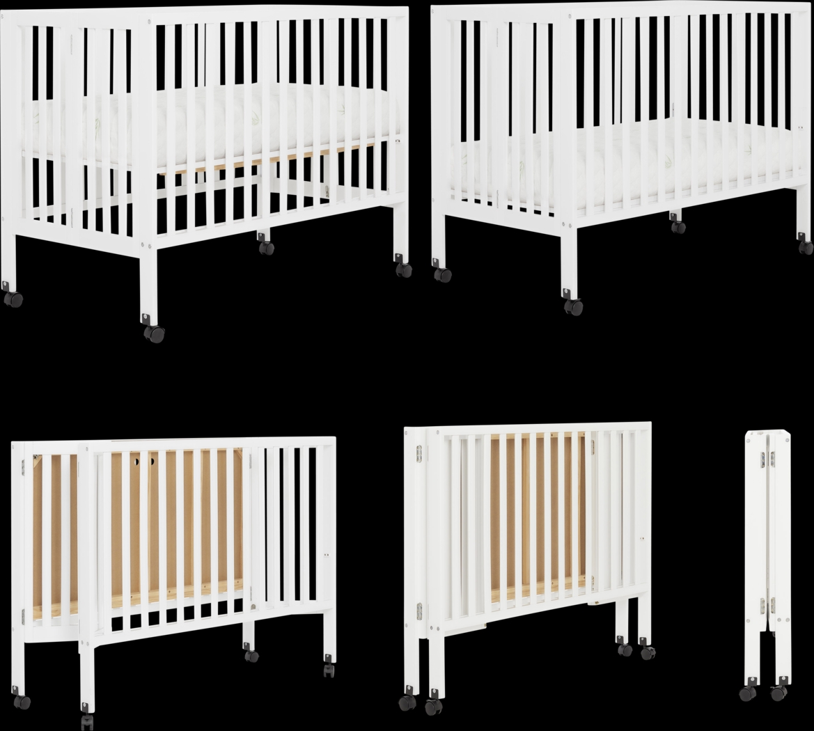 Kids Elaro White Crib - Thumbnail - Image 4