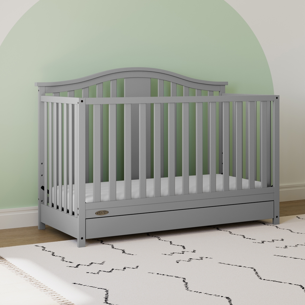 Kids Elentis Gray Convertible Crib - Thumbnail - Image 3
