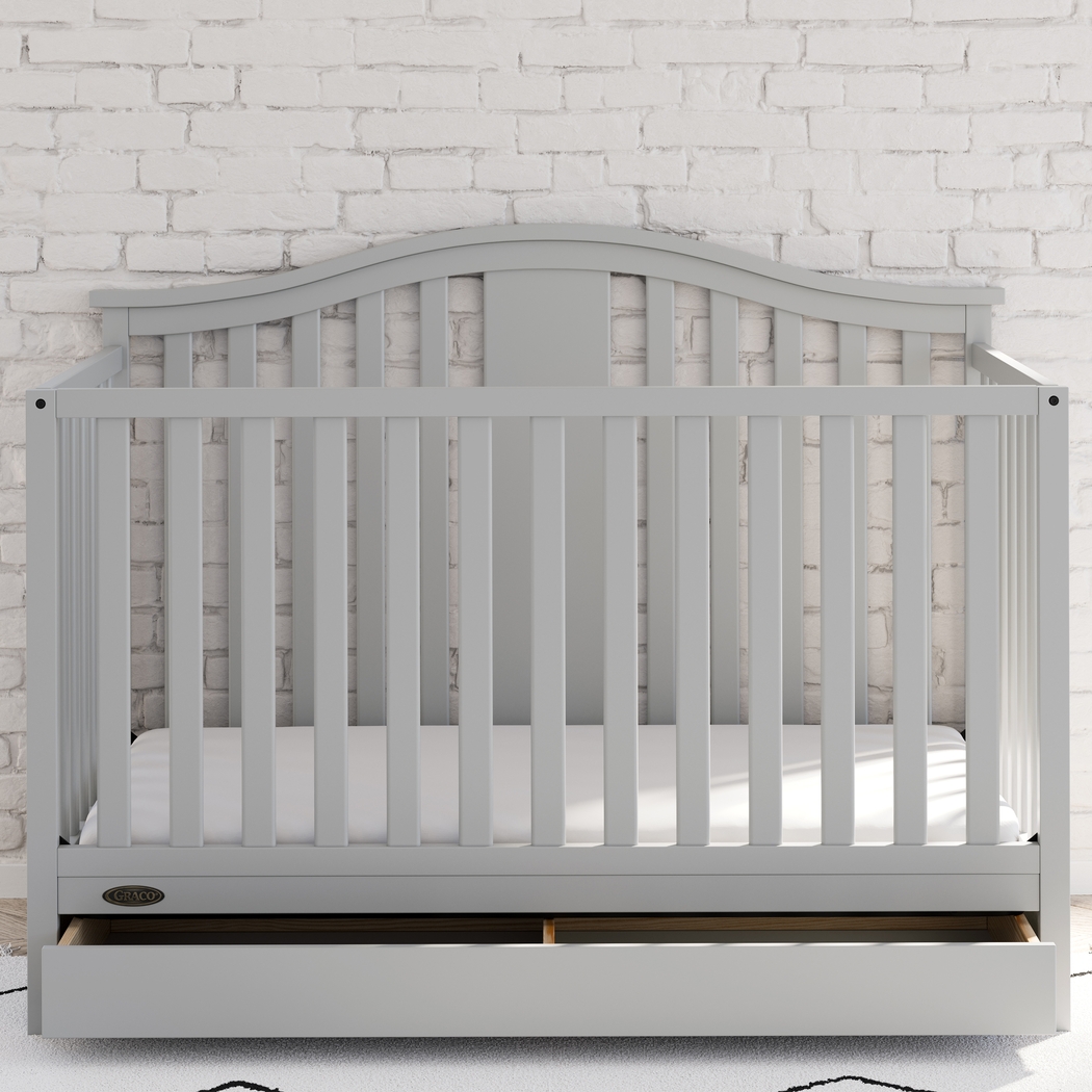 Kids Elentis Gray Convertible Crib - Thumbnail - Image 4