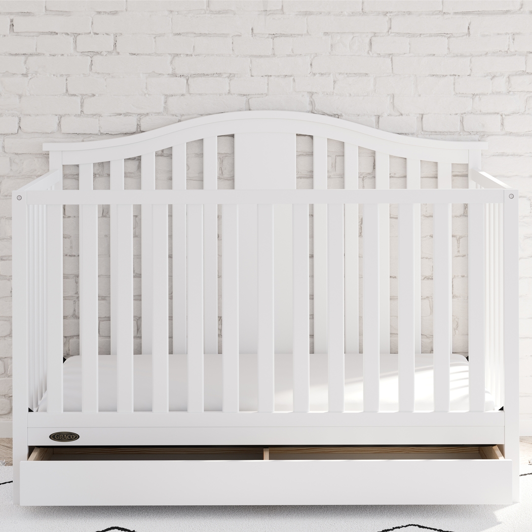 Kids Elentis White Convertible Crib - Thumbnail - Image 2