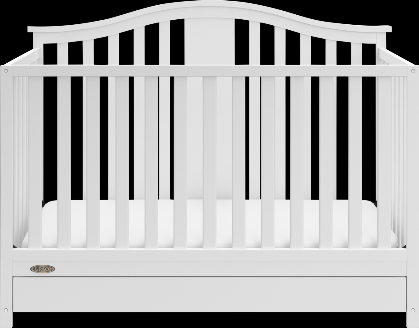 Kids Elentis White Convertible Crib - Thumbnail - Image 4