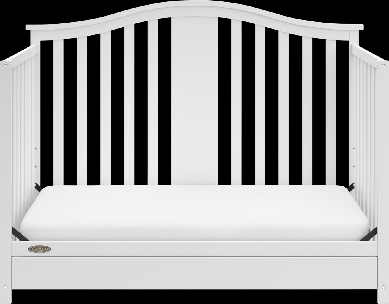 Kids Elentis White Convertible Crib - Thumbnail - Image 6