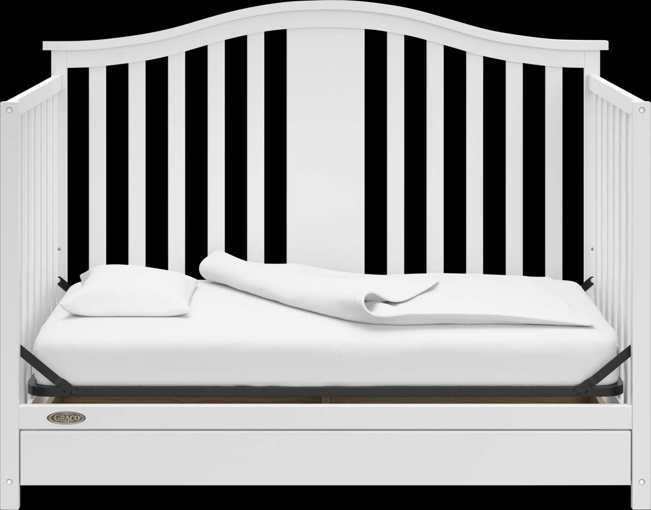 Kids Elentis White Convertible Crib - Thumbnail - Image 7
