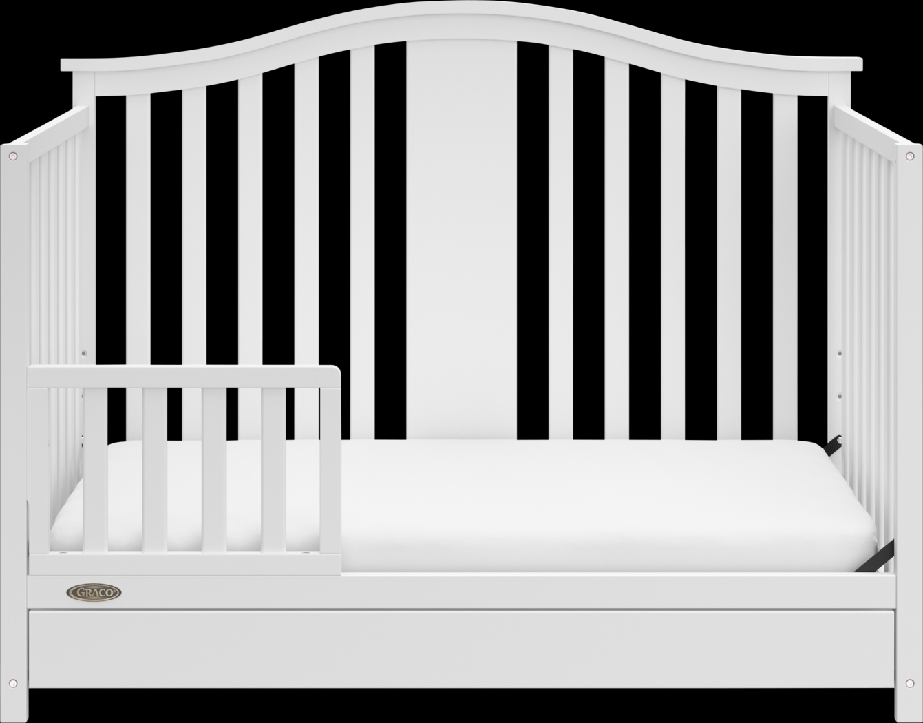 Kids Elentis White Convertible Crib - Thumbnail - Image 8
