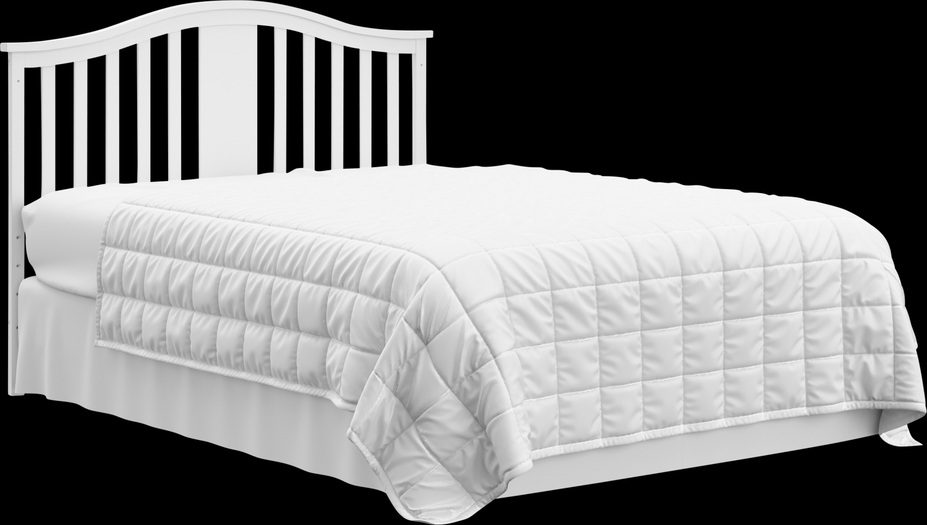 Kids Elentis White Convertible Crib - Thumbnail - Image 9