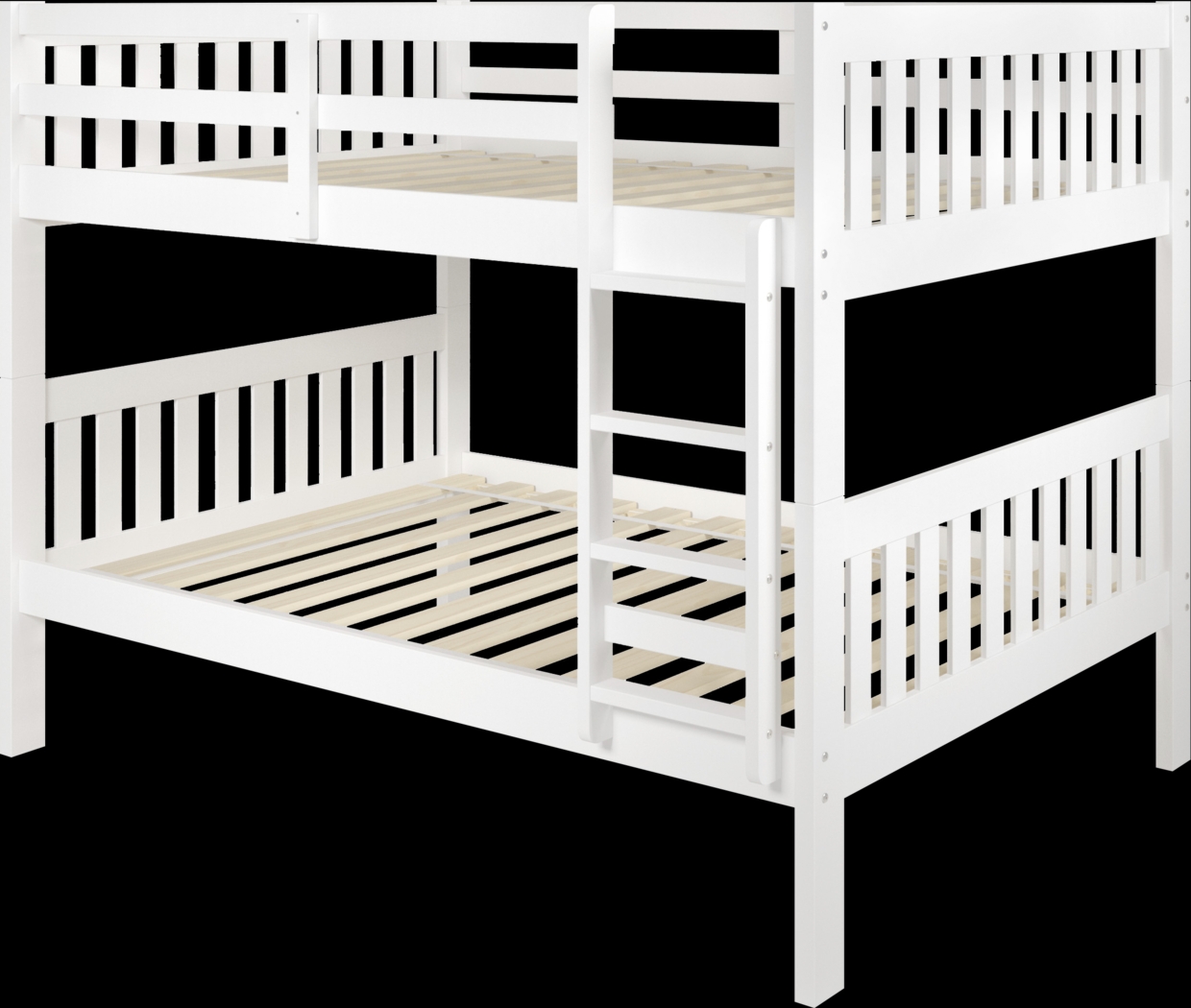 Kids Eleonara I White Full/Full Bunk Bed - Thumbnail - Image 1