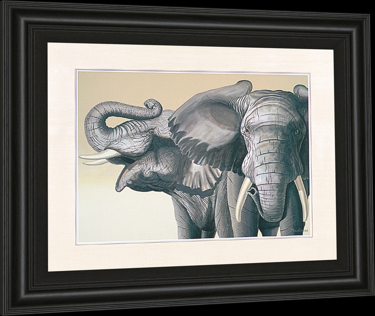 Kids Elephant Patrol Gray Artwork - Thumbnail - Image 1