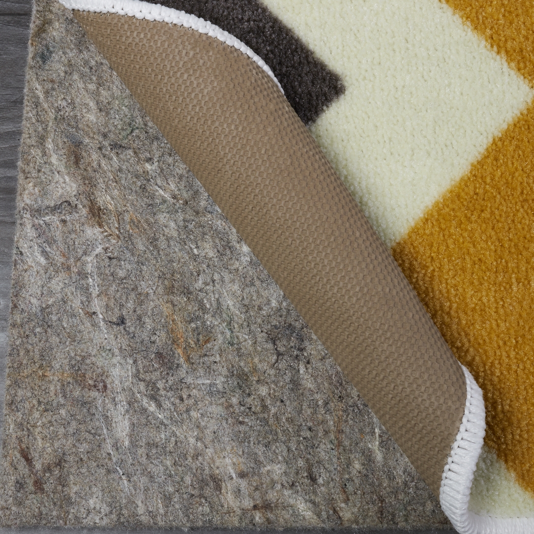 Kids Elephant Way Yellow 5' x 8' Rug - Thumbnail - Image 5