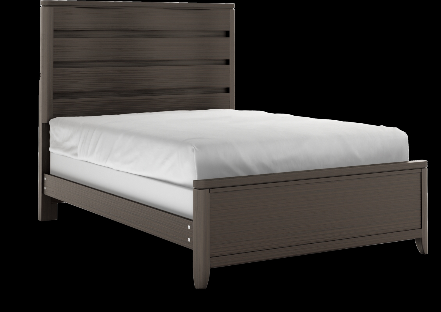 Kids Elliot Park Cinnamon 3 Pc Full Panel Bed - Thumbnail - Image 1