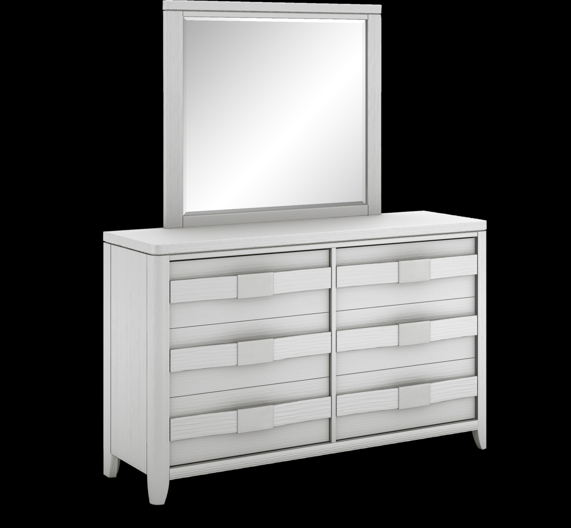 Kids Elliot Park Platinum Dresser & Mirror Set - Thumbnail - Image 2