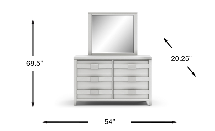 Dimension Image. Please refer to the Dimension Tab on this page for dimension details.
