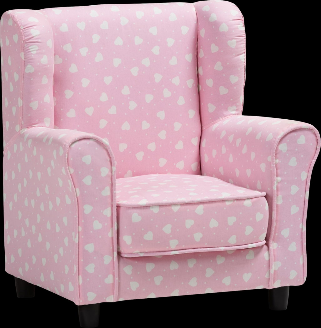 Kids Elsbury Pink Accent Chair - Thumbnail - Image 1