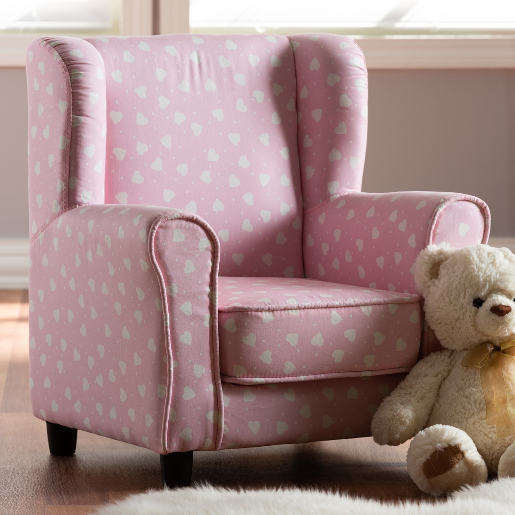 Kids Elsbury Pink Accent Chair - Thumbnail - Image 2
