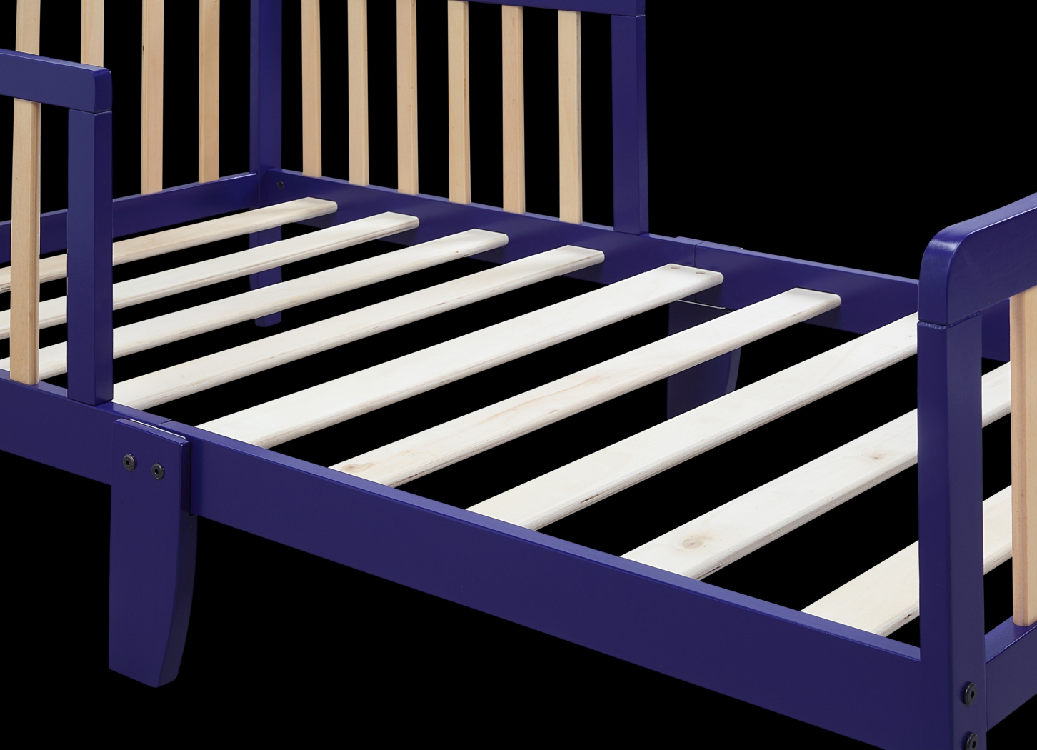 Kids Elvoro Blue/Natural Toddler Bed - Thumbnail - Image 3
