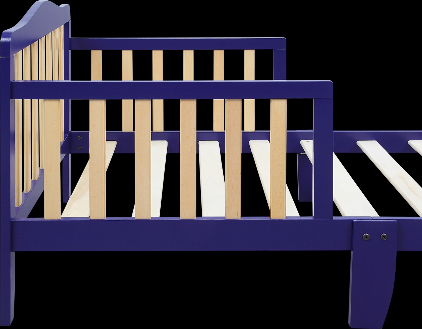 Kids Elvoro Blue/Natural Toddler Bed - Thumbnail - Image 4