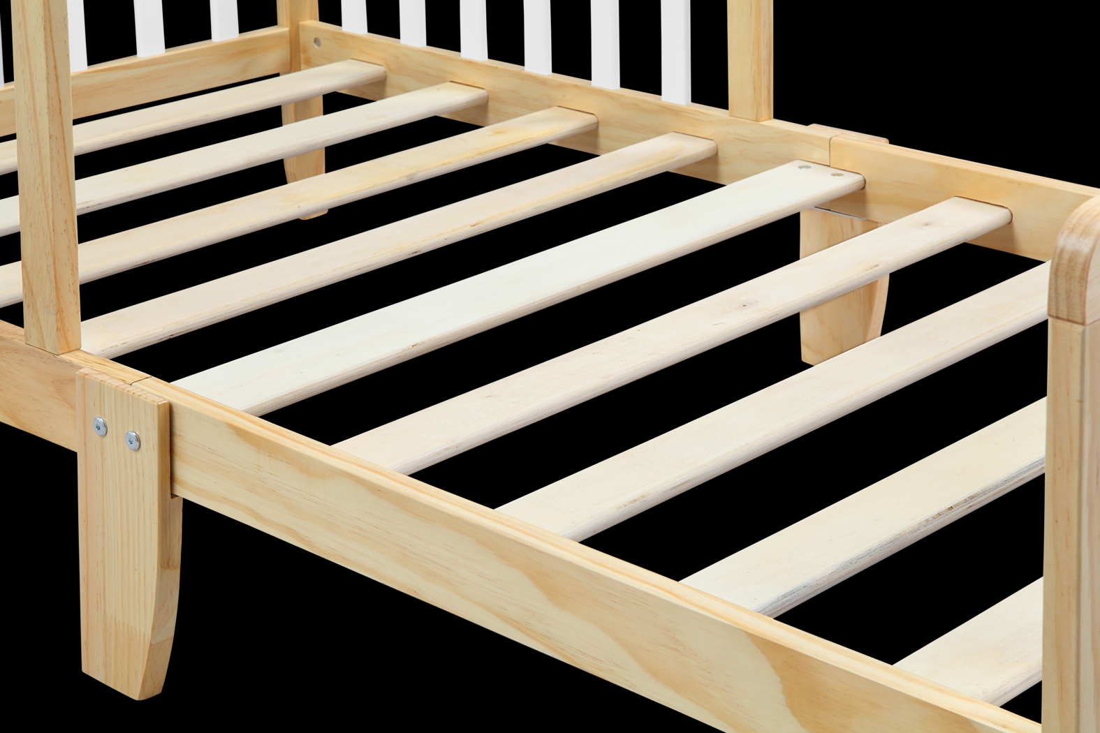 Kids Elvoro Natural/White Toddler Bed - Thumbnail - Image 3