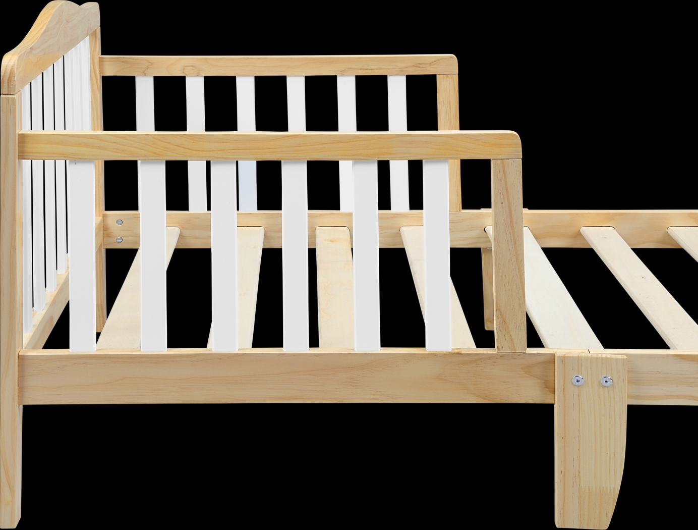 Kids Elvoro Natural/White Toddler Bed - Thumbnail - Image 4
