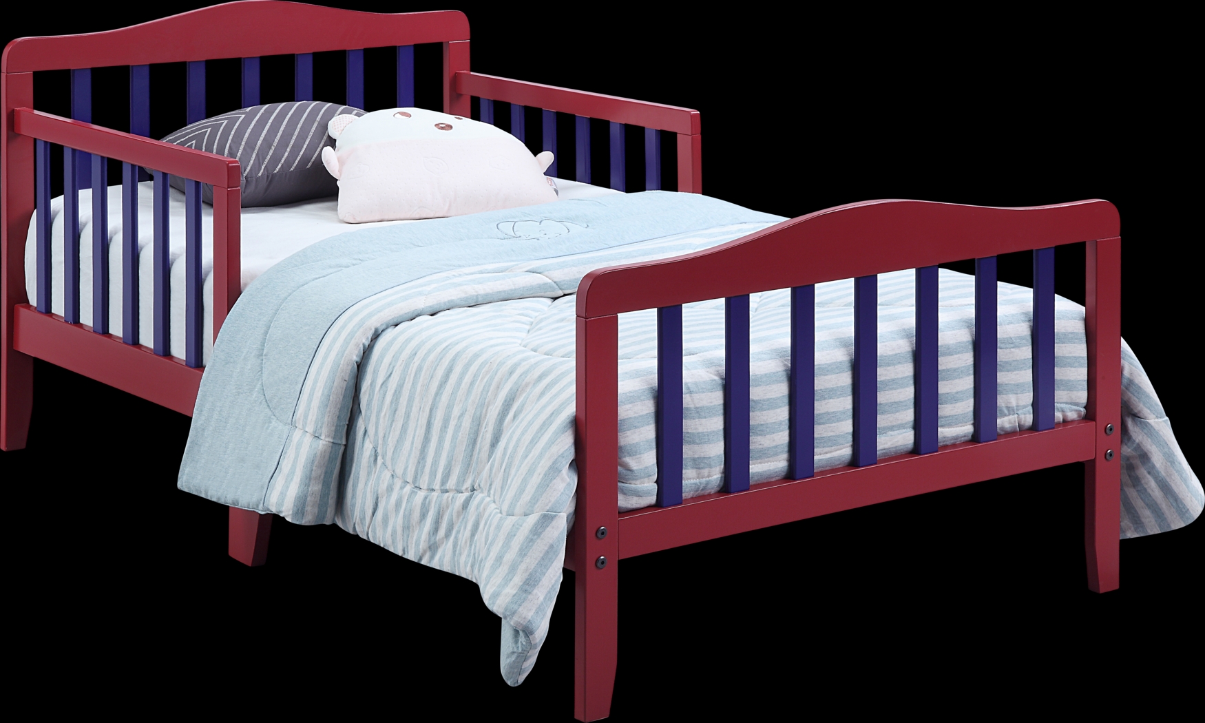 Kids Elvoro Red/Blue Toddler Bed - Thumbnail - Image 1