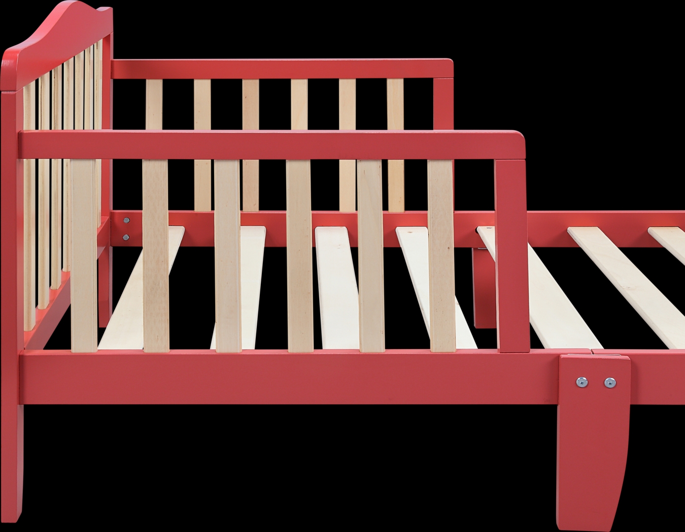 Kids Elvoro Red/Natural Toddler Bed - Thumbnail - Image 4