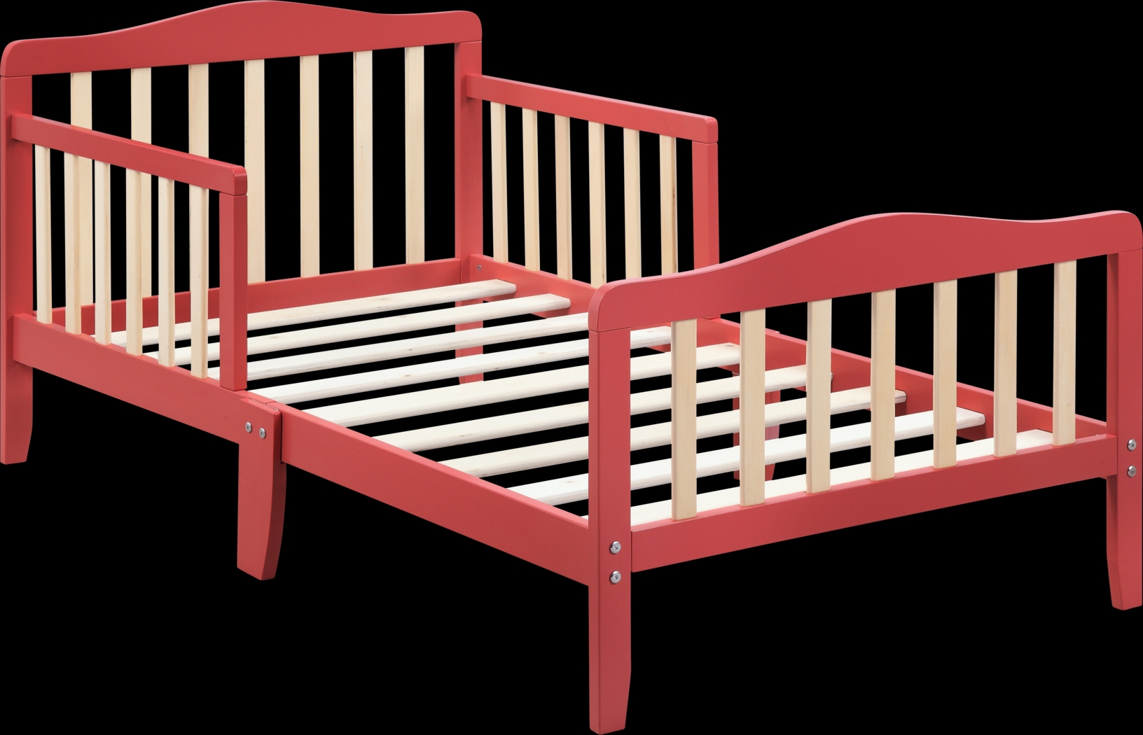 Kids Elvoro Red/Natural Toddler Bed - Thumbnail - Image 5
