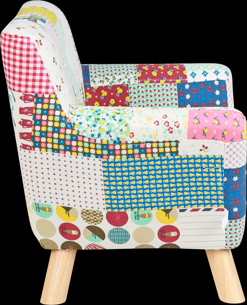 Kids Elvy White Accent Chair - Thumbnail - Image 3
